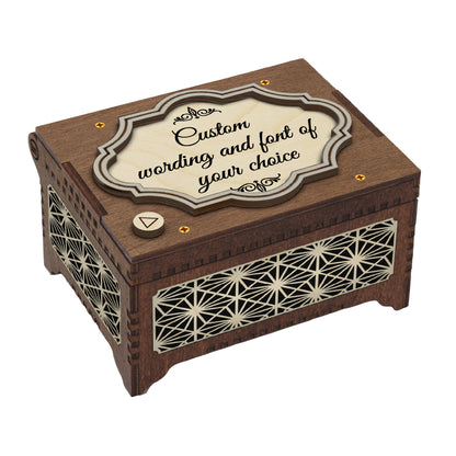 Custom Photo and Text MP3 Music Box