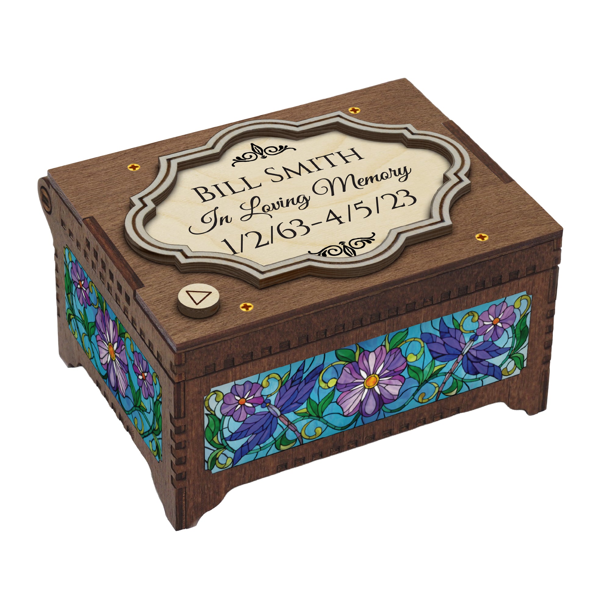 Memorial Music Box, Plays a Voicemail, Custom Recording, or Any