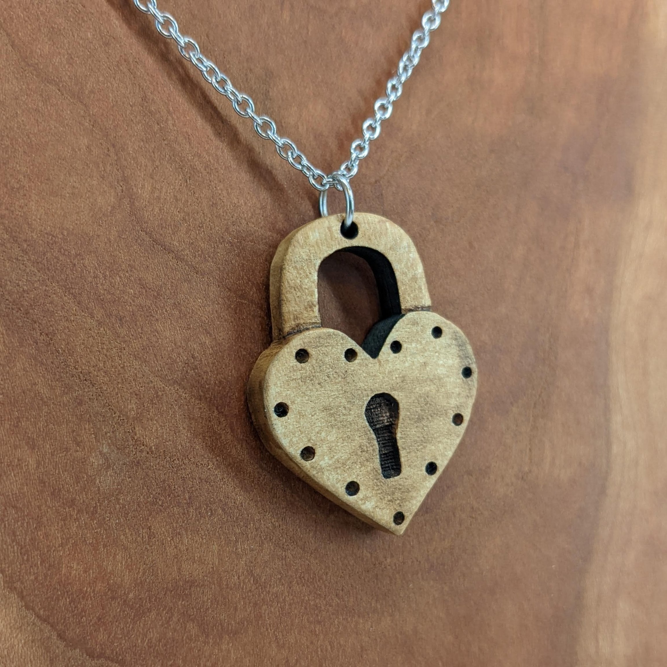 Nantucket Heart Lock Necklace © | Skar Designs
