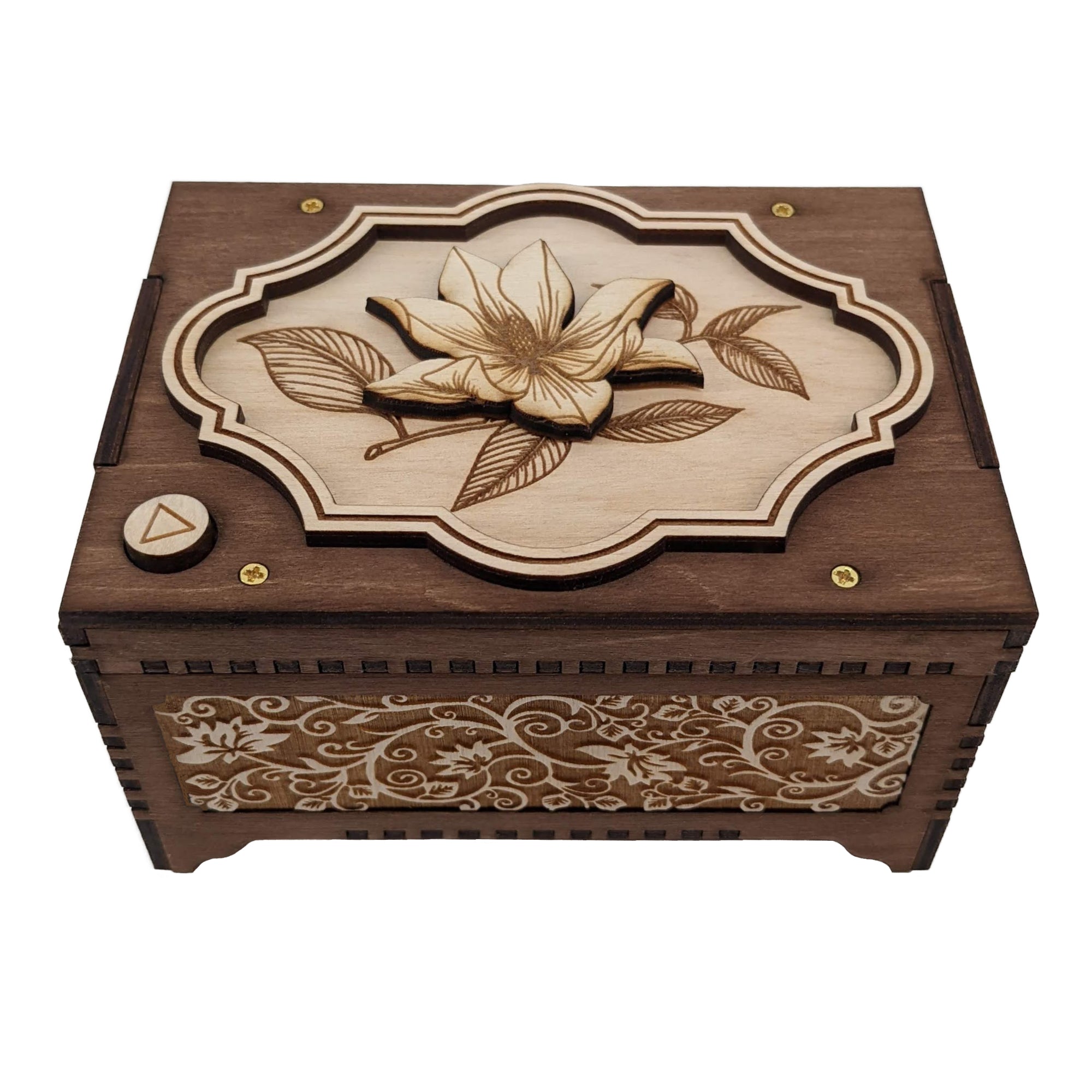 Custom Song Flower Music Box Rose Magnolia Dogwood Sunflower