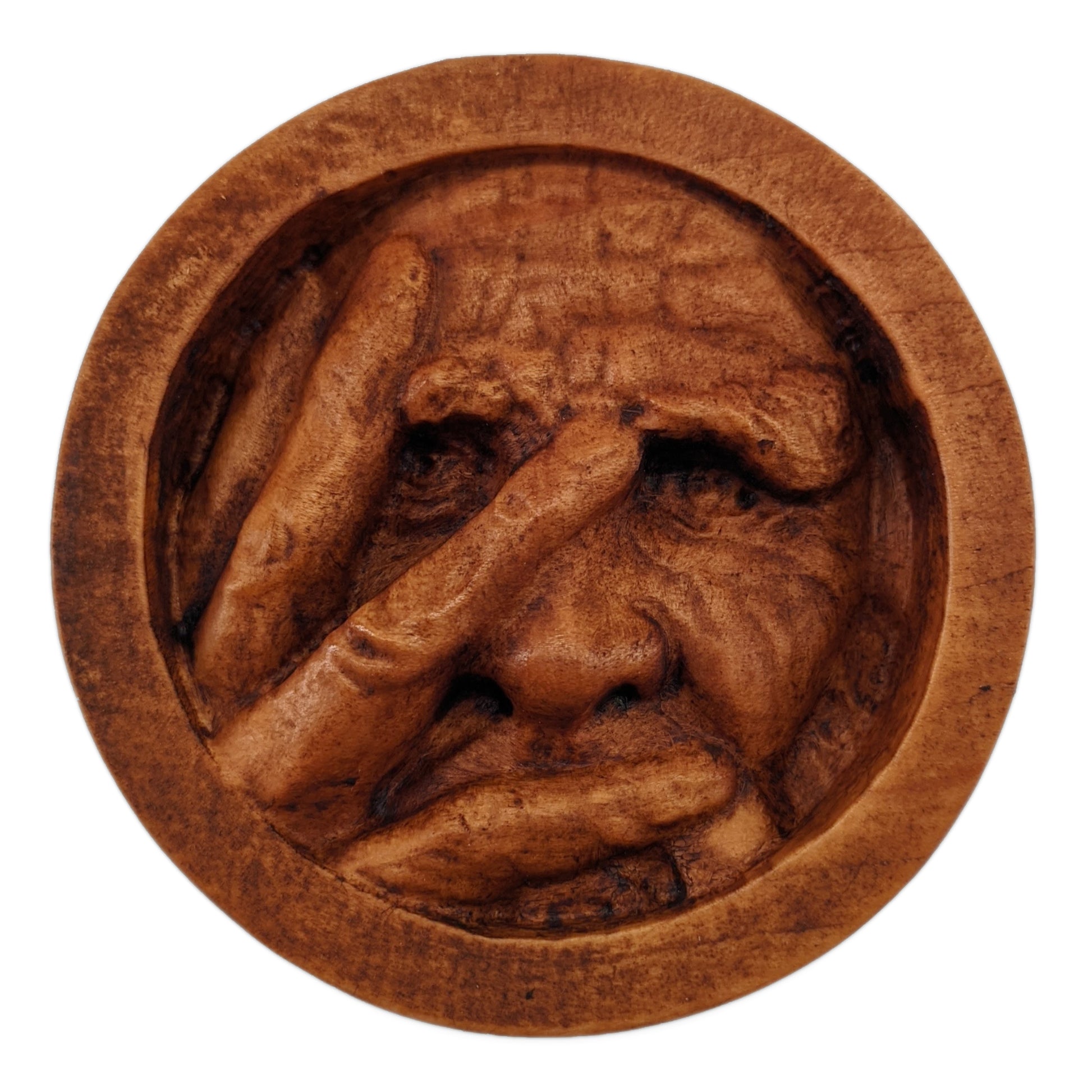 Man In The Box Carved Wood Keepsake Box – Davidson Workshop